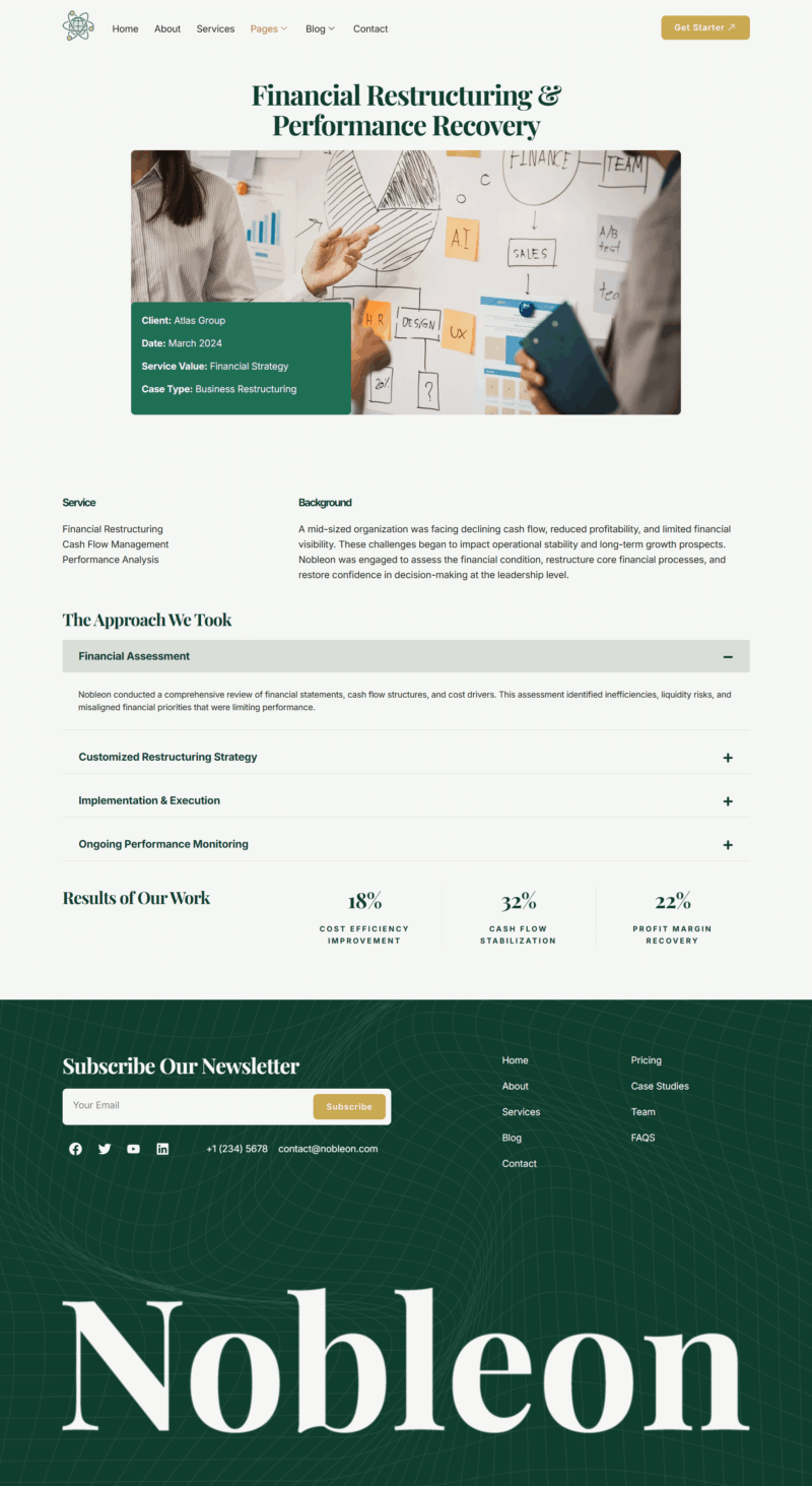 Case Details — Nobleon - Business and Finance Consulting Elementor Template
