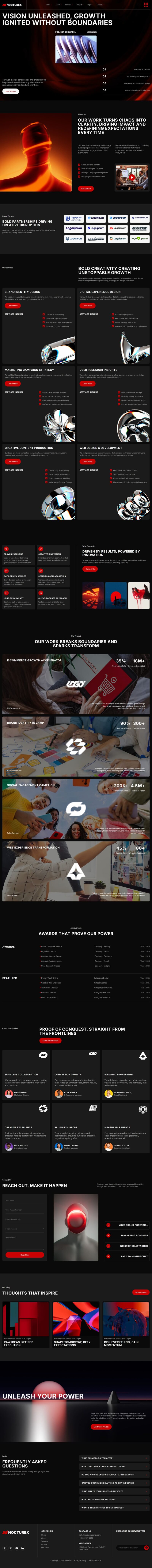 Home 2 — Nocturex - Digital Marketing Agency Elementor Template