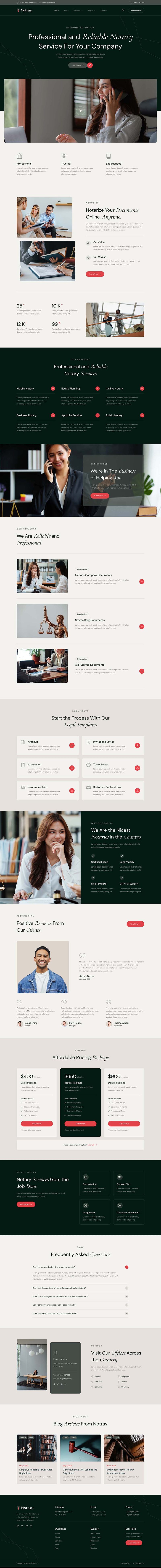 Home — Notrav - Notary Public & Legal Services Elementor Template