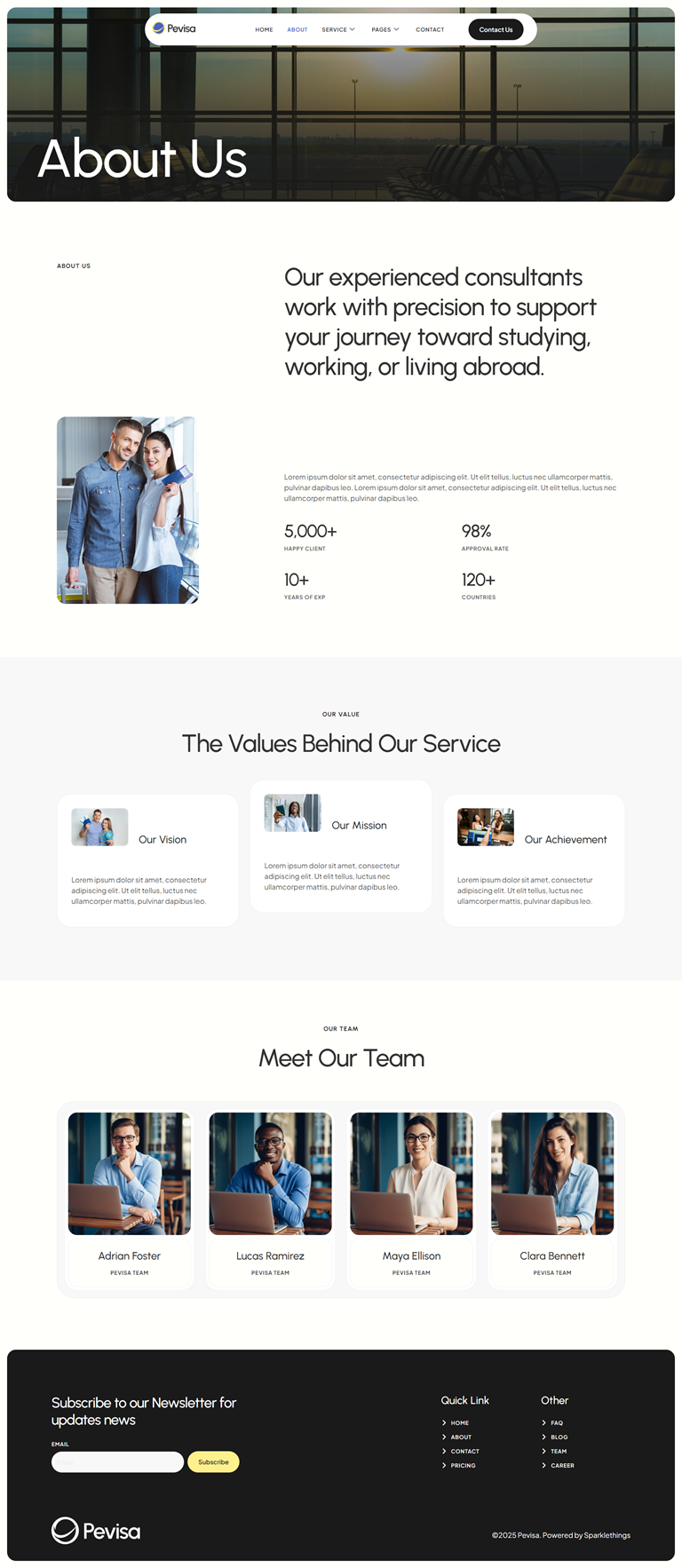 About Us — Pevisa - Immigration & Visa Consulting Elementor Template