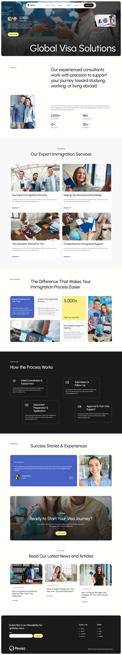Home — Pevisa - Immigration & Visa Consulting Elementor Template