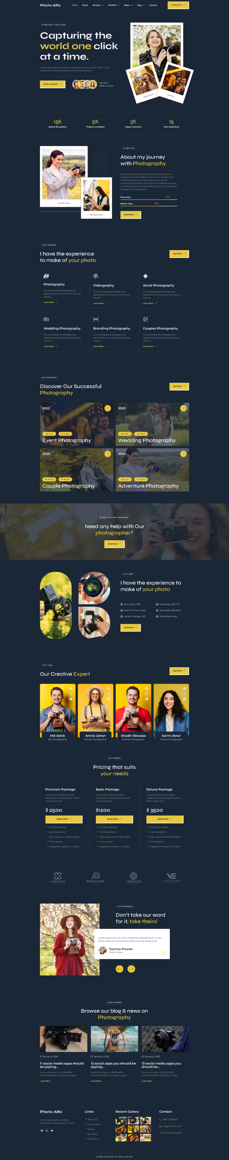 Home — Photo Alfa - Photography & Portfolio Elementor Pro Elementor Template