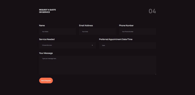 Contact Meform — PlumbiGo - Plumbing Services Elementor Template