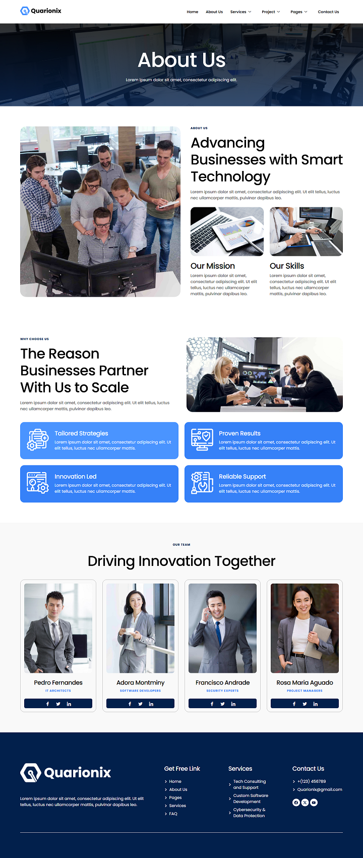 About — Quarionix - IT Service Elementor Template