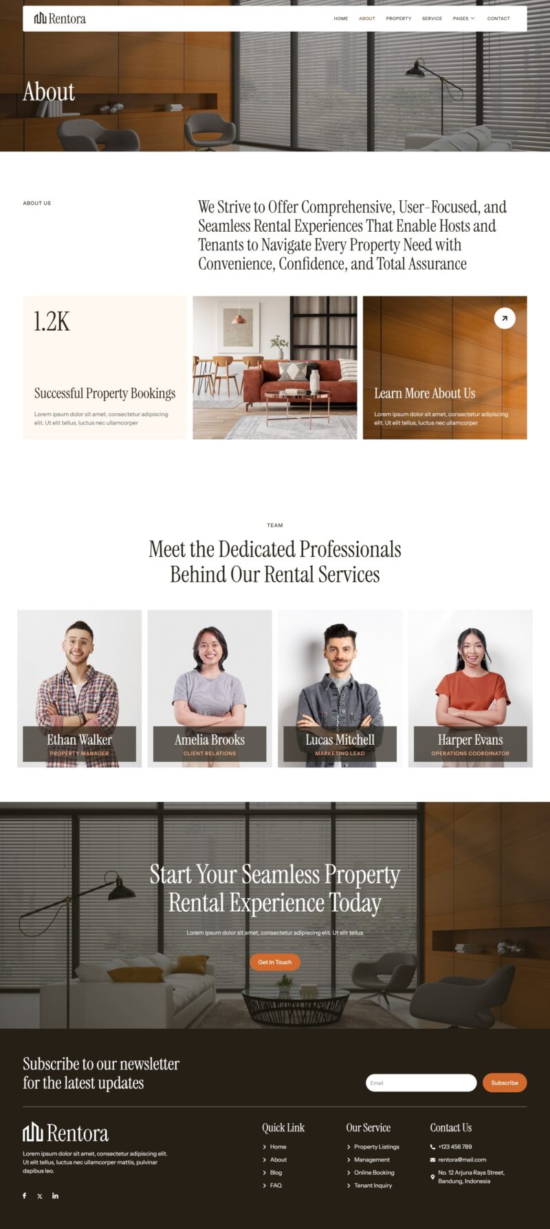 About — Rentora - Rental Property Elementor Template