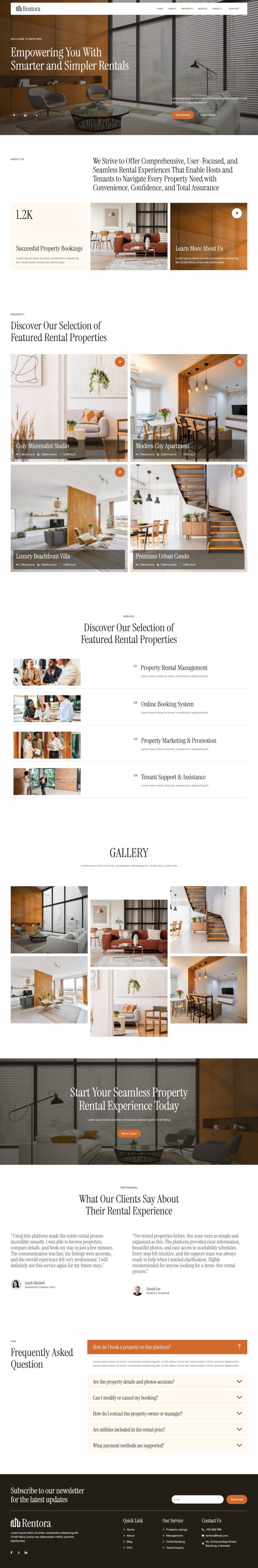 Home — Rentora - Rental Property Elementor Template