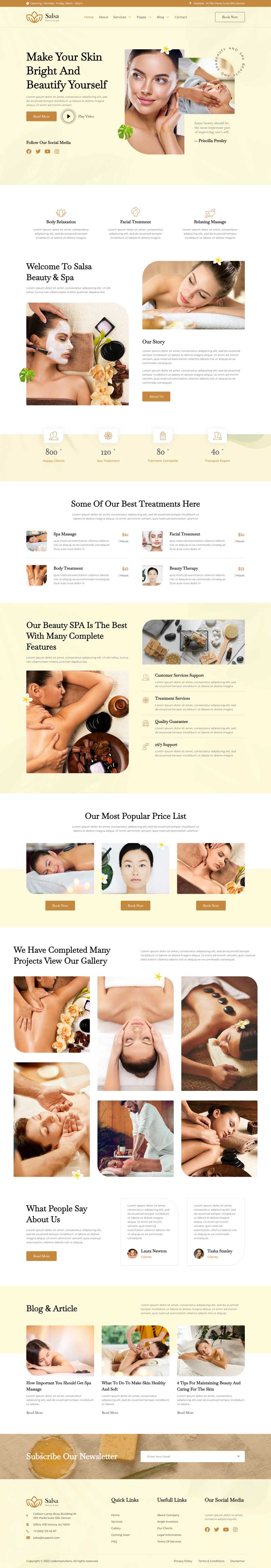 Home — Salsa - Beauty & Spa Elementor Template