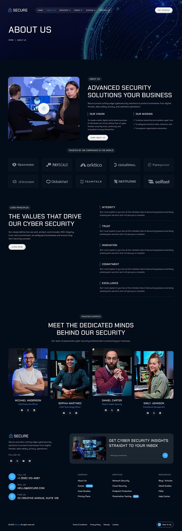 About Us — Secure – Cyber Security Elementor Template
