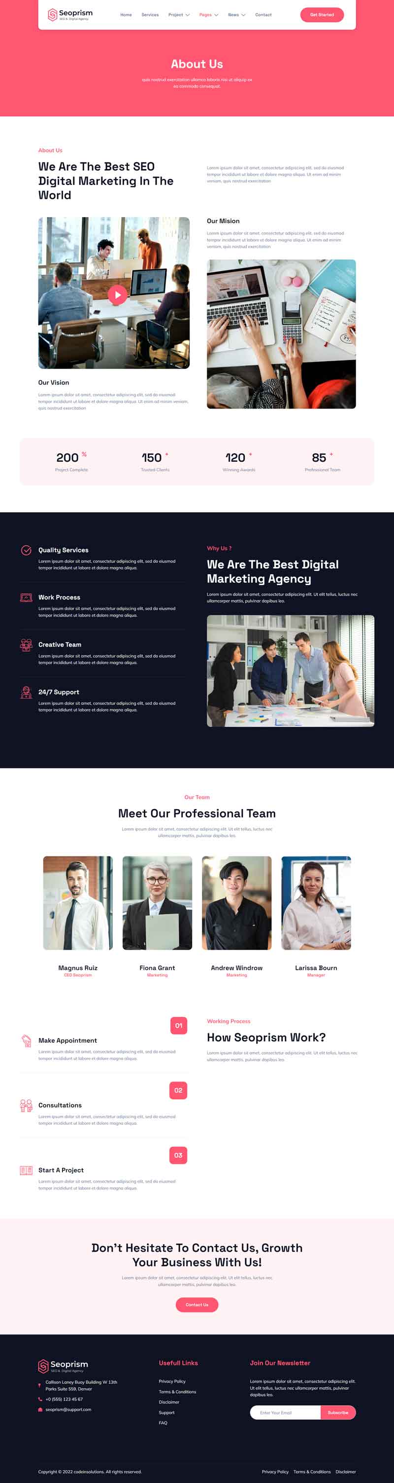 About — Seoprism - SEO & Digital Agency Elementor Template