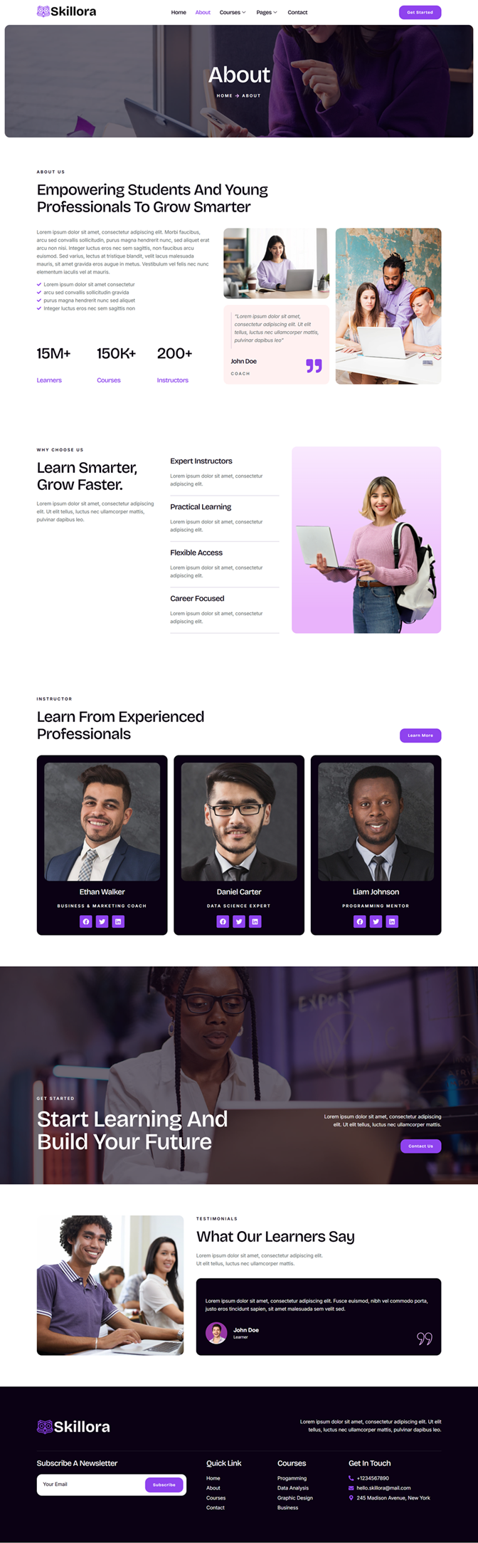 About — Skillora - Online Course & Edication Gateway Elementor Template