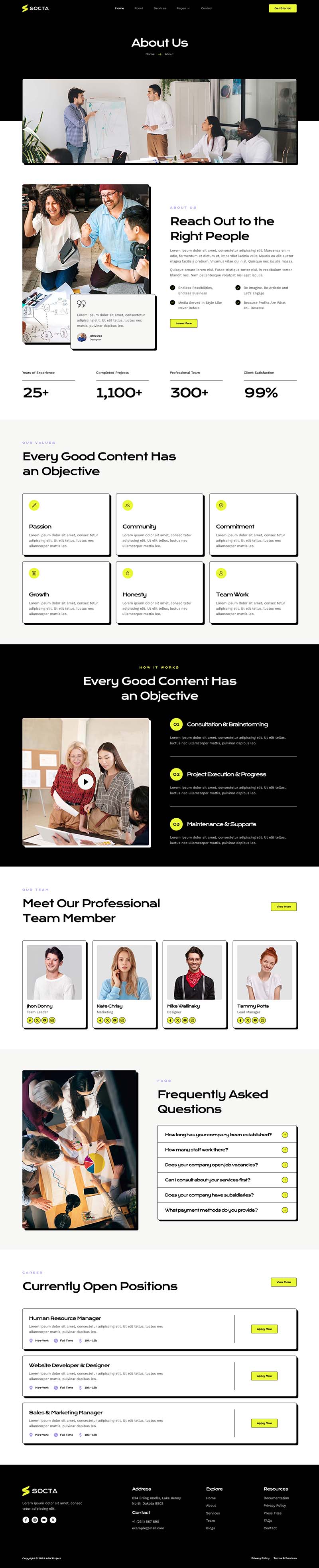 About — Socta - Social Media Marketing Agency Elementor Template