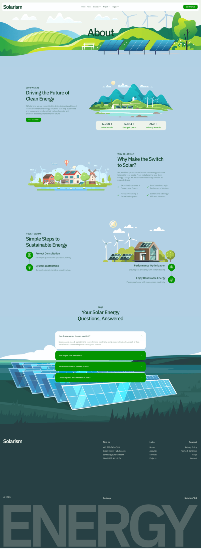 About — Solarism - Green Energy Business & Services Elementor Template