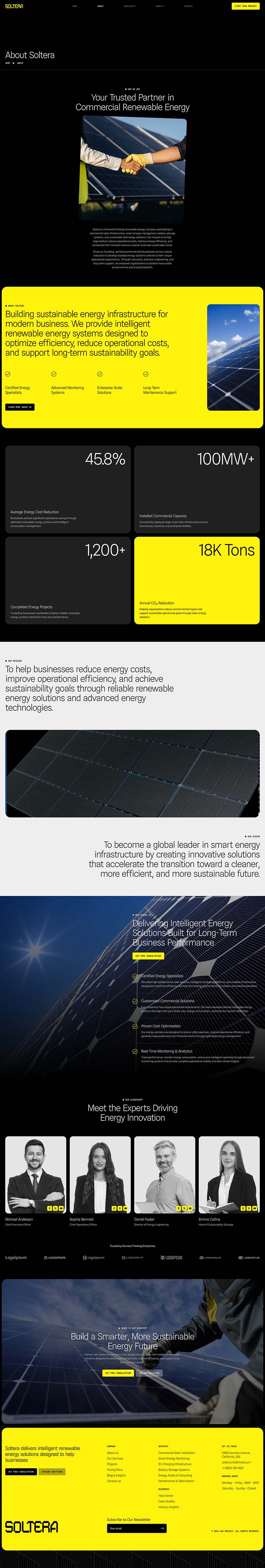 About — Soltera - Commercial Solar & Smart Energy Elementor Template