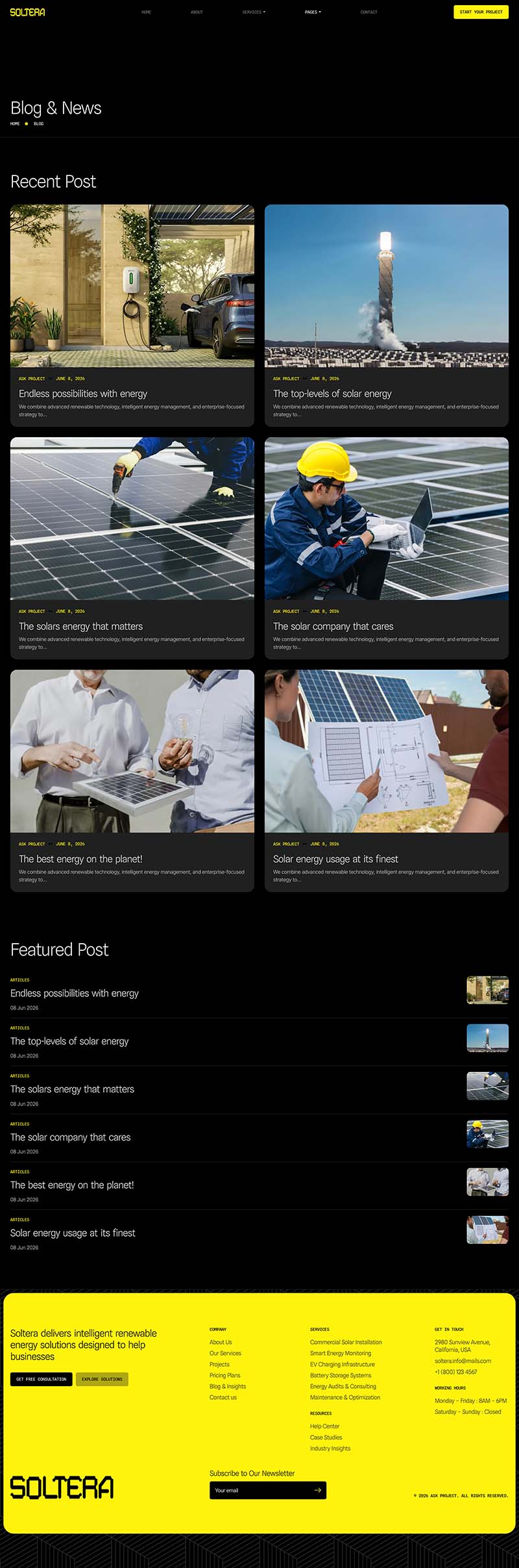 Blog — Soltera - Commercial Solar & Smart Energy Elementor Template