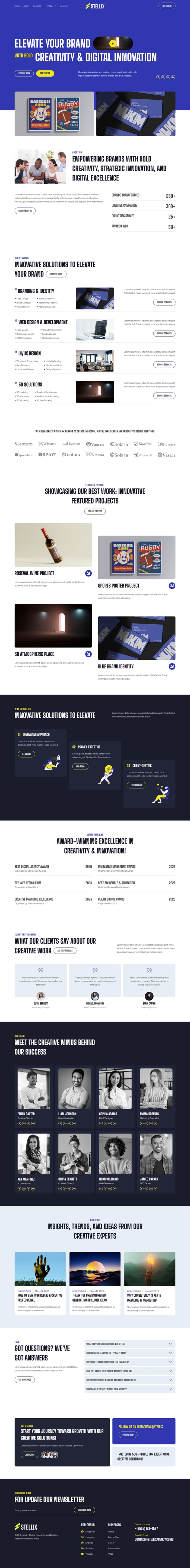 Home — Stellix - Creative Digital Agency Elementor Template