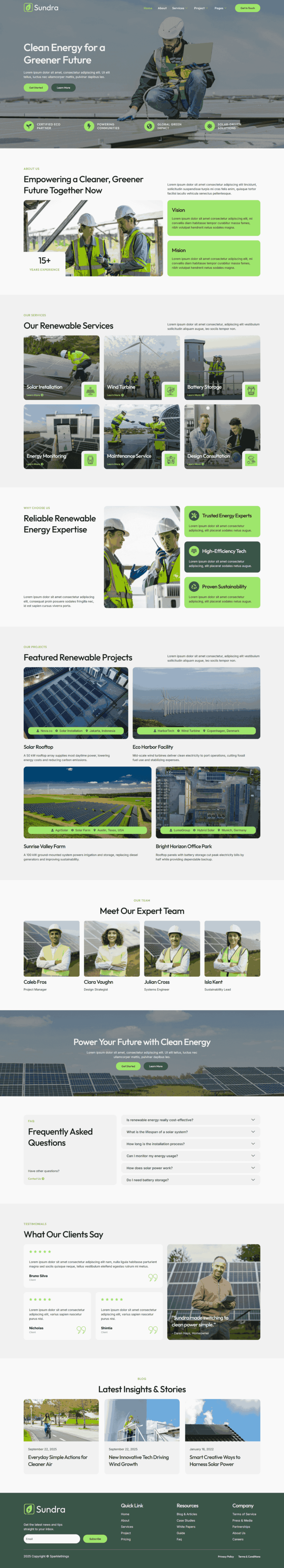 Home — Sundra - Renewable & Energy Solar Elementor Template