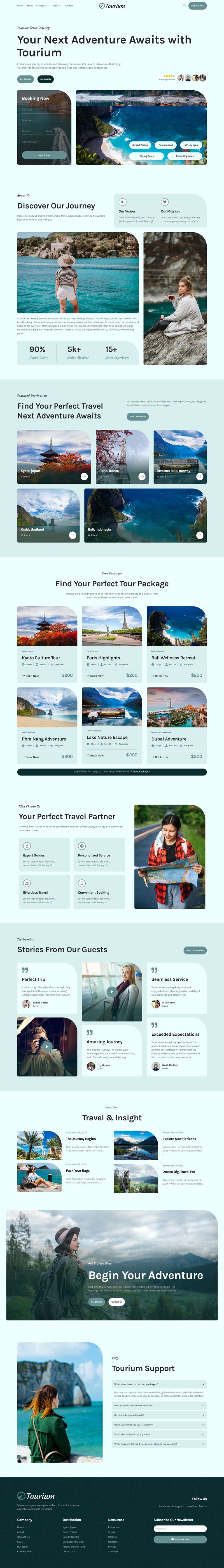 Home — Tourium - Travel & Tour Agency Elementor Template