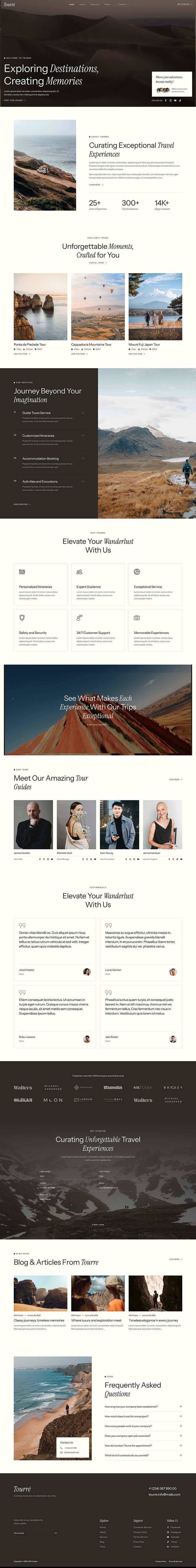 Home — Tourre - Travel & Tour Agency Elementor Template