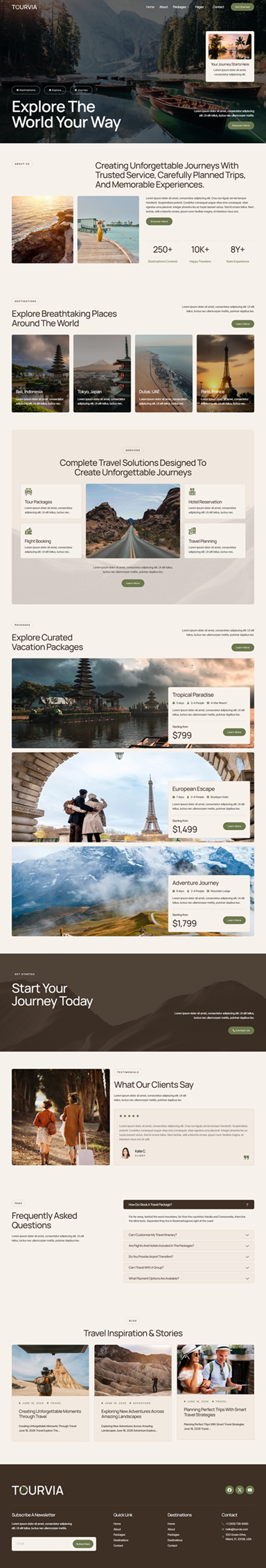 Home — Tourvia - Tour & Travel Booking Agency Elementor Template