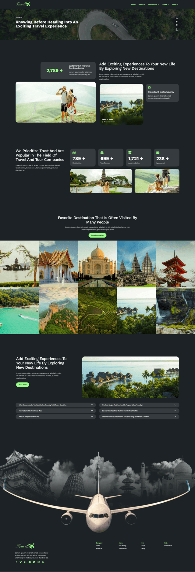About Us — Travilla - Travel & Accommodation Elementor Template