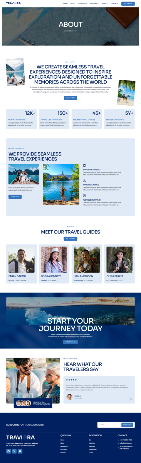 About — Traviora - Travel & Trip Business Elementor Template