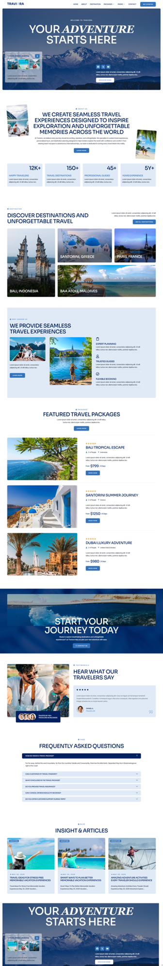 Home — Traviora - Travel & Trip Business Elementor Template