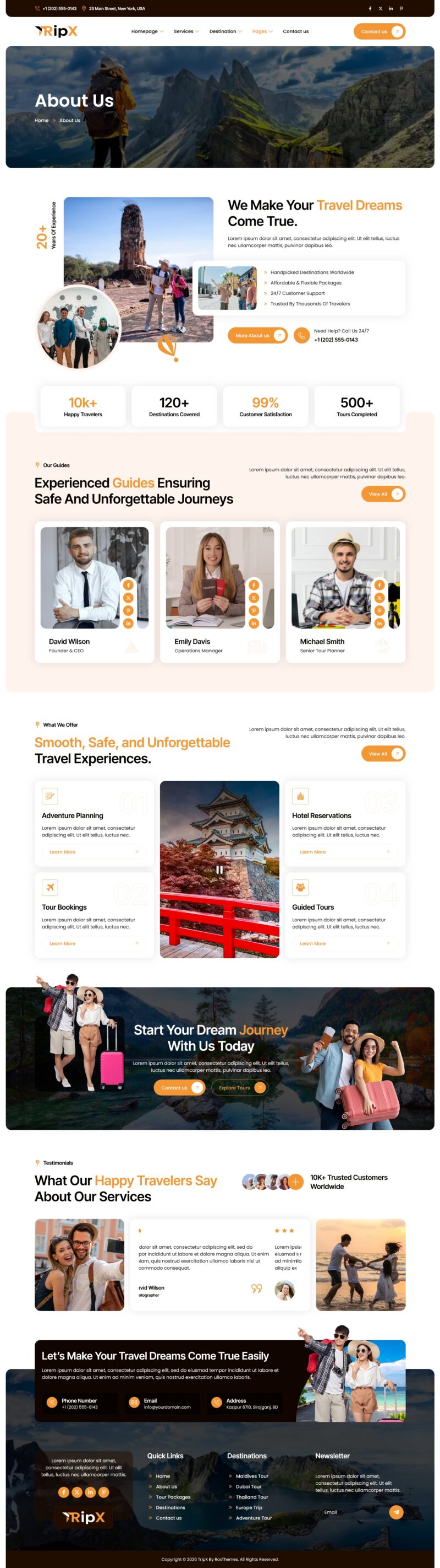 About Us — Tripx - Tour & Travel Booking Agency Elementor Template