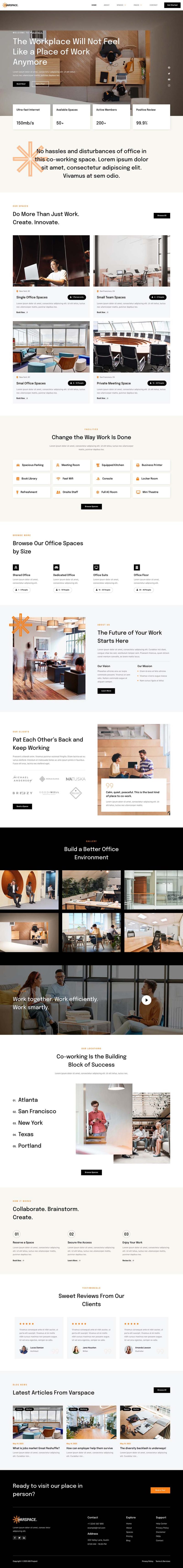 Home — Varspace - Coworking Space Elementor Template