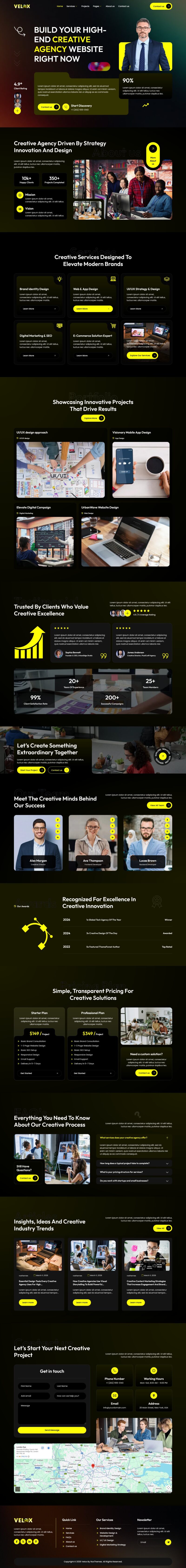 Home — Velox - Creative Agency & Portfolio Elementor Template