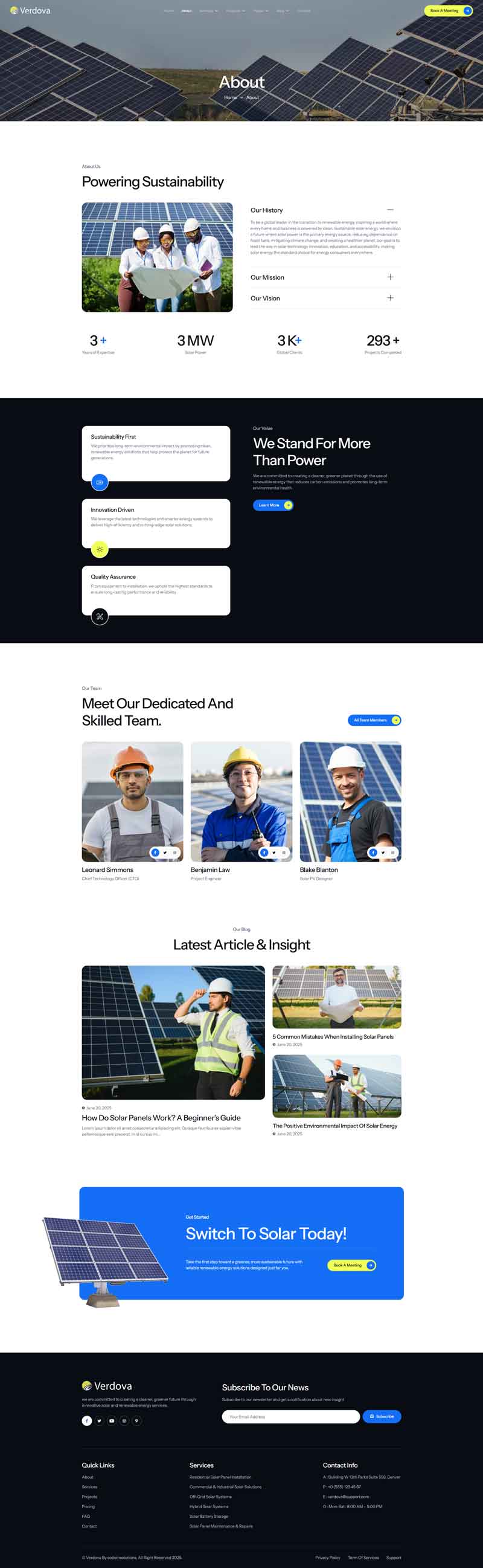 About — Verdova - Solar & Green Renewable Energy Elementor Template