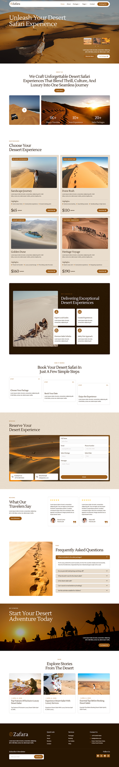 Home — Zafara - Desert Safari Tours Elementor Template