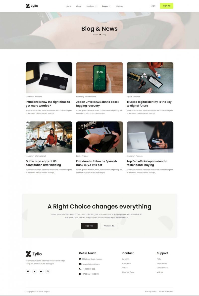 Blog — Zyllo - Online Payment Gateway Elementor Template
